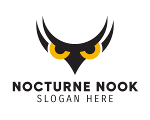 Nocturnal Owl Birdwatcher logo