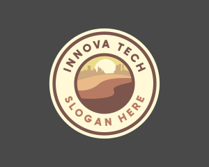Sand Dunes Desert logo