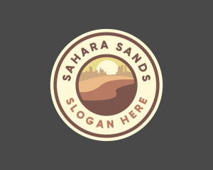 Sand Dunes Desert logo