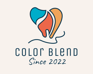 Colorful Dental Care logo design