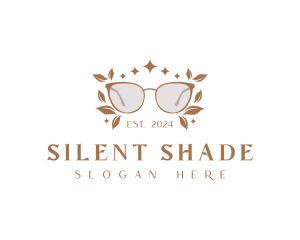 Botanical Shades Eyeglass logo design