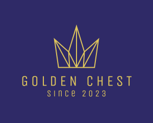 Golden Royal Crown  logo design