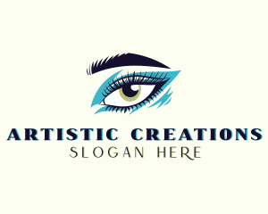 Eyeshadow Makeup Artist logo design