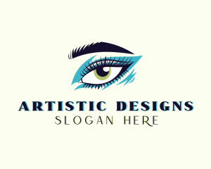 Eyeshadow Makeup Artist logo design