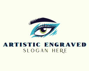 Eyeshadow Makeup Artist logo design