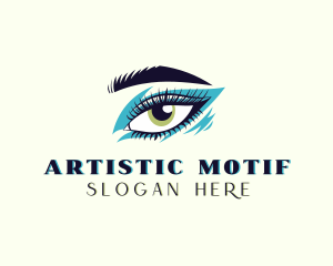 Eyeshadow Makeup Artist logo design