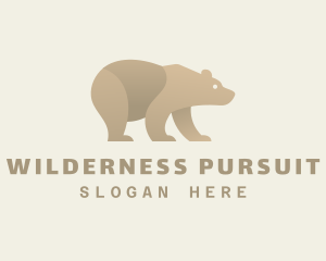 Wild Hunting Bear logo design