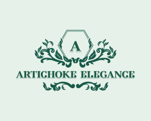 Elegant Floral Wedding logo design