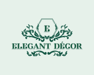 Elegant Floral Wedding logo design