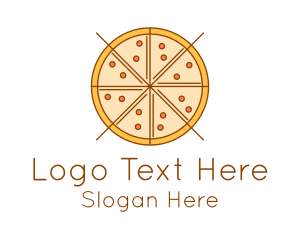 Pepperoni Pizza Slice logo