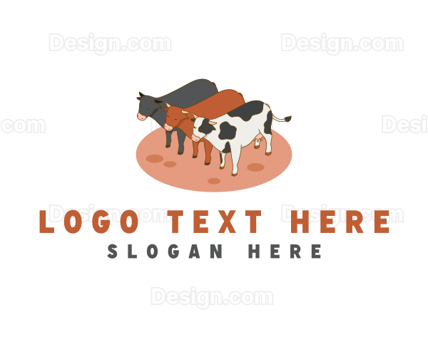 Animal Cow Barn Logo