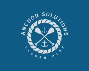 Paddle Oar Anchor logo