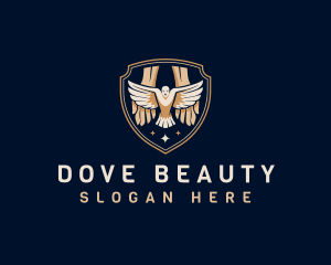 Dove Hands Freedom logo design