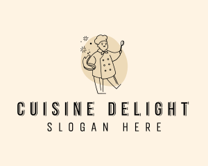 Chef Culinary Cooking logo design