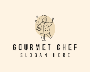 Chef Culinary Cooking logo design