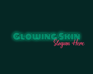 Neon Glow Business logo design