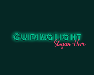 Neon Glow Business logo design