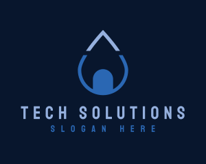 Water Droplet Sanitation logo