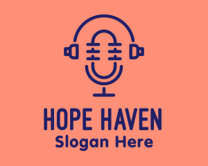 Podcast Mic Headset  logo