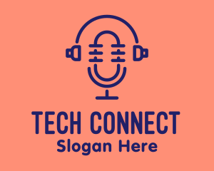 Podcast Mic Headset  logo