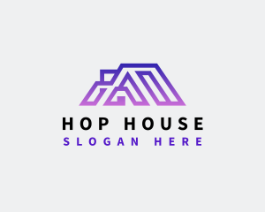 House Roof Property logo design