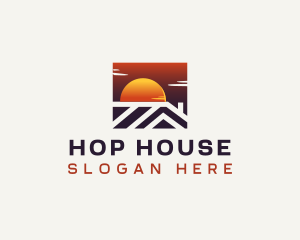 Sun Roof House logo design