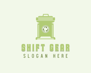 Disposal Trash Bin Logo