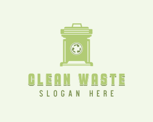 Disposal Trash Bin logo design