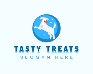 Dog Animal Fetch logo design