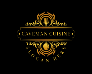 Luxury Restaurant Cuisine logo design