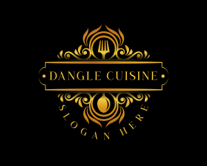 Luxury Restaurant Cuisine logo design