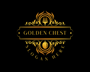 Luxury Restaurant Cuisine logo design