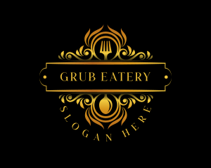 Luxury Restaurant Cuisine logo design