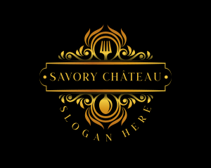 Luxury Restaurant Cuisine logo design