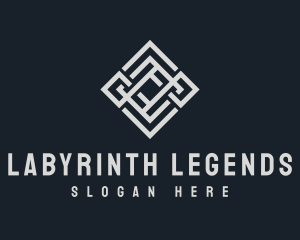 Labyrinth Maze Agency logo design