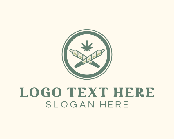 Weed Shop logo example 4