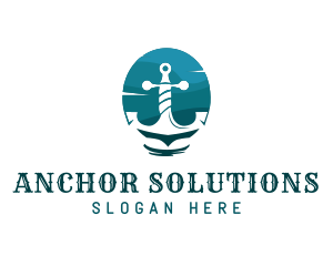 Marine Sailing Anchor logo