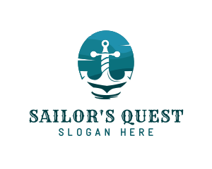 Marine Sailing Anchor logo