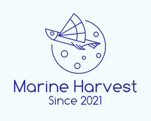 Blue Flying Fish  logo