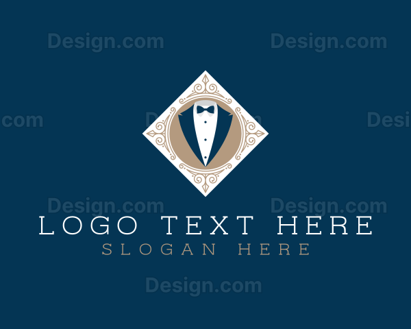 Gentleman Tuxedo Suit Logo