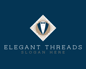 Gentleman Tuxedo Suit logo design