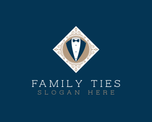 Gentleman Tuxedo Suit logo design