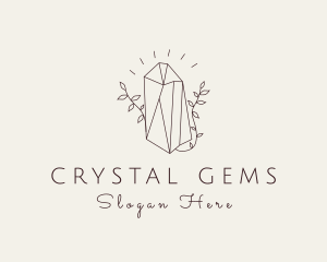 Crystal Gem Jewelry logo design