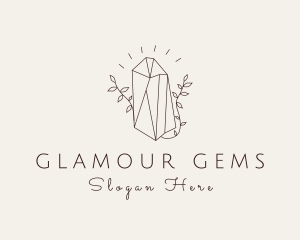 Crystal Gem Jewelry logo design