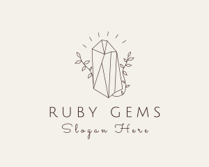 Crystal Gem Jewelry logo design