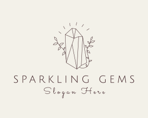 Crystal Gem Jewelry logo design