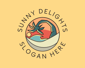 Colorful Summer Beach logo