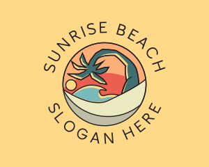 Colorful Summer Beach logo design