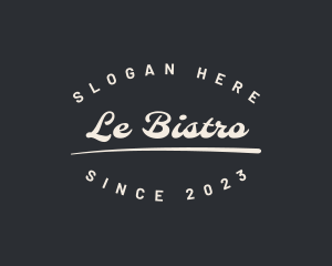 Retro Bistro Restaurant logo design