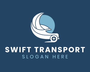 Logistics Transportation Truck logo design